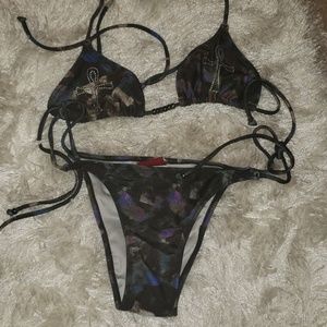 Brand new, multicolored bikini.